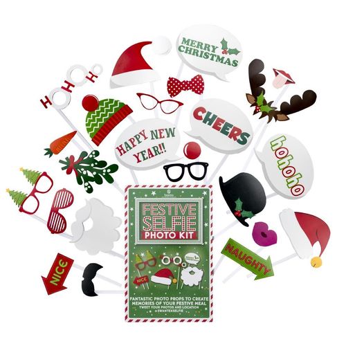 Swantex Festive Selfie Photo Kit (Pack of 8) - HY183 - 1