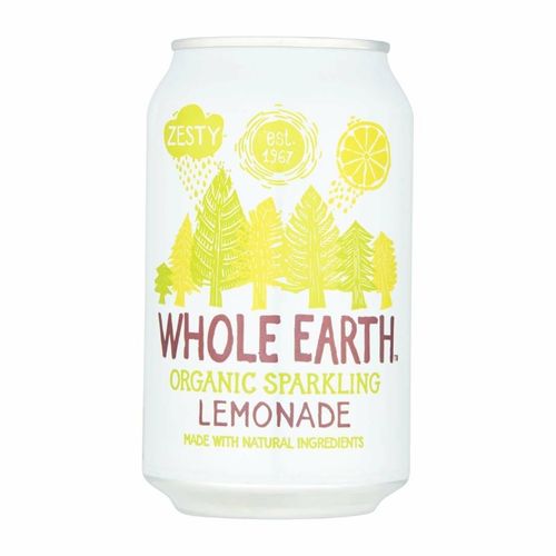 Whole Earth Organic Sparkling Lemonade Drink 330ml (Pack of 24) - KA521 - 1
