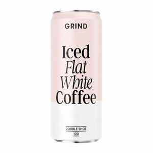 Grind Iced Flat White Coffee Cans 250ml (Pack of 8) - KA272 - 1