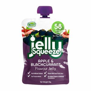 JellySqueeze Apple and Blackcurrant Flavour Jelly 95g (Pack of 16) - HW354 - 1