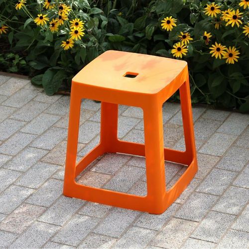 Origin Base Stool Signal Orange 400x400x440mm (Pack of 2) - HX772 - 11