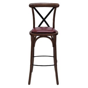Bristol Bar Chair in Vintage with Bison Bordeaux Seat - HX889 - 3