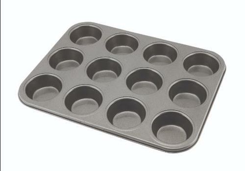Carbon Steel Non-Stick 12 Cup Muffin Tray - 1