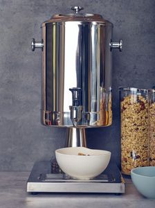 Genware Milk Dispenser With Ice Chamber - 3