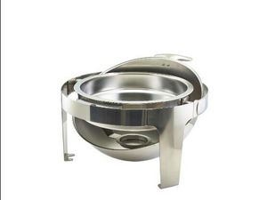 Round Deluxe Roll Top Chafer 6L - 1