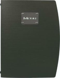 Rio A4 Menu Holder Black 4 Pages - 1