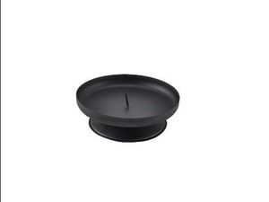 Pillar Candle Holder Black 90mm Dia (Pack of 10) - 1