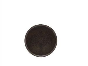 Terra Porcelain Black Low Presentation Plate 18cm (Pack of 6) - 1