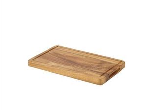 Genware Acacia Wood Serving Board GN 1/4 - 1