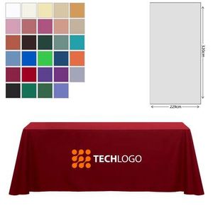 Custom Branded Premium Fabric Tablecloth - 229x320cm (6ft Table - Full Drop) - 1