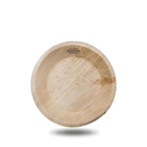 Custom Branded Deep Round Palm Leaf Plate (15cm) - 1