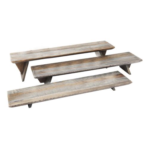 DWH Fusion Buffet System Three Piece Riser Set Ash Grey 584mm - VV3345 - 1