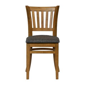 Turin Dining Table with 4 Manhattan Chairs in Weathered Oak with Shetland Smoke - JA221 - 3