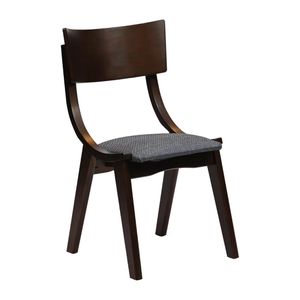 Chelsea Dining Chairs in Dark Walnut with Shetland Sea Seats (6 Pack) - JA247 - 1