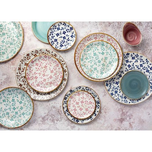 Steelite Performance Flora Coupe Bowls Blue 255mm (Pack of 12) - VV4605 - 4