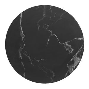 Bolero Complete Table Round Black Stone Effect 600mm - HW854 - 3