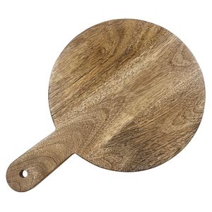 Olympia Round Handled Display Stand Mango Wood with Metal Legs 350x250x80mm - HY755 - 1