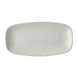 Churchill Delta Grey Oblong Plates 298x153mm (12 Pack) - JA086 - 1