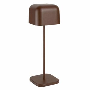 Olympia Lucca Table Lamp Squared Dome Chestnut 300mm - HZ213 - 1