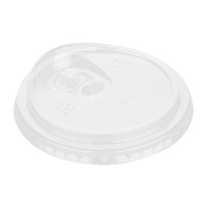 Fiesta Recyclable rPET Strawless Lids for 12/16/20oz Cups (400 Pack) - HZ230 - 1