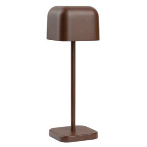 Olympia Lucca Table Lamp Squared Dome Chestnut 200mm - HZ205 - 1