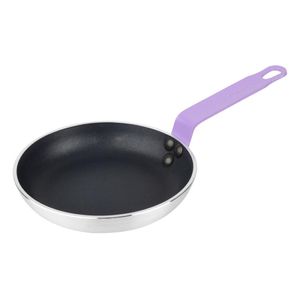 Hygiplas Aluminium Non-Stick Teflon Platinum Plus Frying Pan with Purple Handle 20cm - HT967 - 1