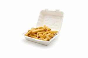 Small Bagasse Bio Box (Case of 250) - 1