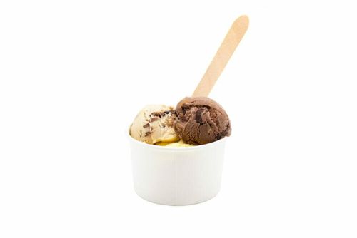 8oz 3 scoop Ice Cream Container (Case of 1000) - 1