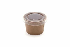 2oz Kraft Heavy Duty Paper Container (Case of 2000) - 3