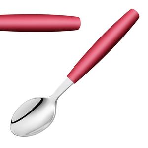 Amefa PIXEL Dessert Spoons Red (12 Pack) - JD277 - 1