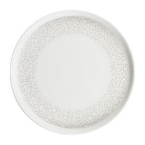Churchill Viana Walled Plates Charcoal Grey 210mm (6 Pack) - JF709 - 1