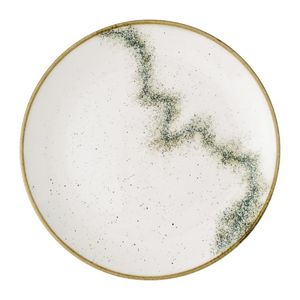 Churchill Stonecast Spice Barley White Coupe Plates 217mm (12 Pack) - JC761 - 1