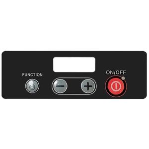 Nisbets Essentials Control Panel Sticker - AW294 - 1