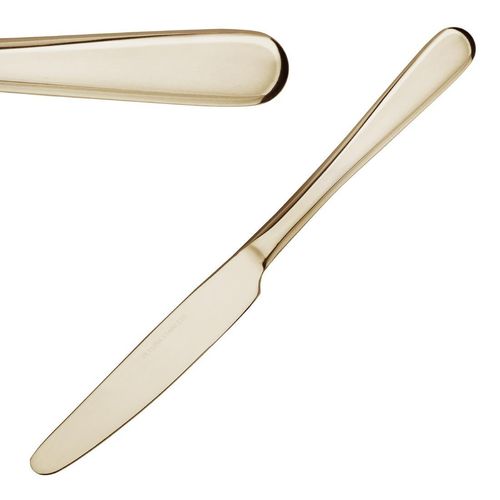 Olympia Buckingham Table Knives Champagne Gold (12 Pack) - HZ231 - 1
