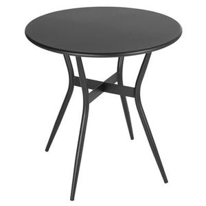 Bolero Santiago Outdoor Table Black 690mm - HZ599 - 3