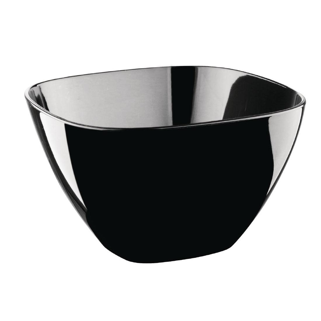 CM551 - Kristallon Square Bowl Black (Pack 12) - Case 12 - CM551