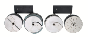 107812 - Robot Coupe Wall Mounted Disc Holder with 4 Stainless Steel Pegs - 107812