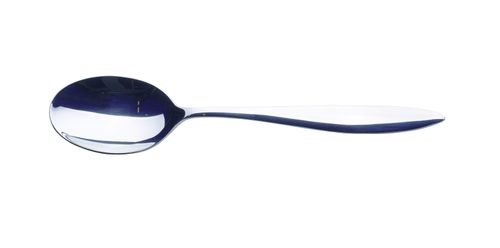 Genware Teardrop Dessert Spoon 18/0 (Dozen) - DS-TD - 2