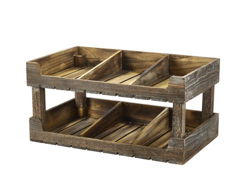 Rustic Wooden Display Crate Stand - TR5321 - 9