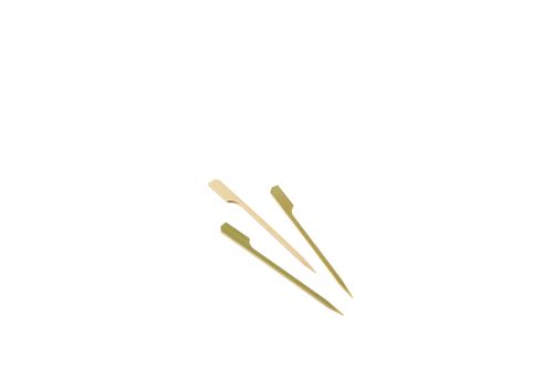 Bamboo Gun Shaped Paddle Skewers 12cm/ 4.75 (100pcs) - BMBGS12 - 1