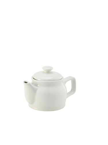 Genware Porcelain Teapot 31cl/ 11oz (Pack of 6) - 392131 - 1