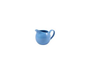 Genware Porcelain Blue Jug 14cl/ 5oz (Pack of 6) - 373114BL - 1