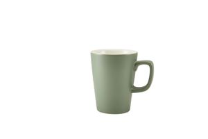 GenWare Porcelain Matt Sage Latte Mug 34cl/ 12oz (Pack of 6) - 322135MSG - 1