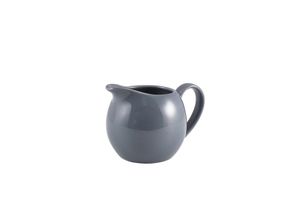 Genware Porcelain Grey Jug 14cl/ 5oz (Pack of 6) - 373114G - 1