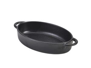 Forge Stoneware Oval Dish 17.5 x 11.5 x 4cm (Pack of 6) - CT-OD18 - 1