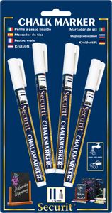 Chalkmarkers 4 Pack White Small - SMA100-V4-WT - 1