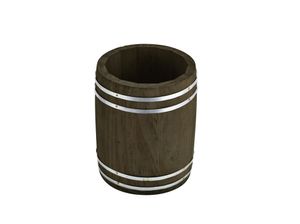 Miniature Wooden Barrel 11.5Dia x 13.5cm - MWB11 - 1