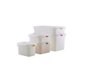 GenWare Polypropylene Container GN 1/4 100mm (Pack of 6) - GNPP14-100 - 3
