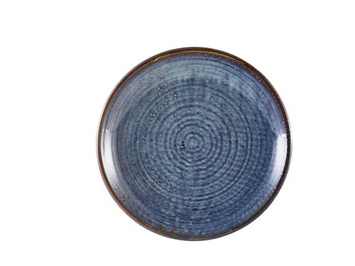 Terra Porcelain Aqua Blue Deep Coupe Plate 25cm (Pack of 6) - DC-PBL25 - 1