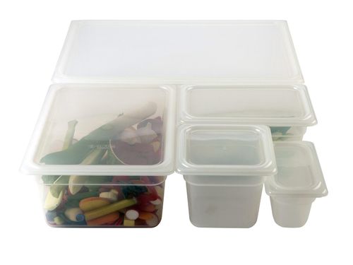 1/6 Polypropylene GN Lid Clear (Pack of 6) - PP16-LID - 3